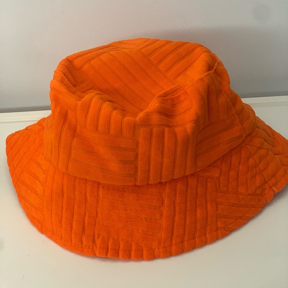 Adorable Corduroy Orange Bucket Hat